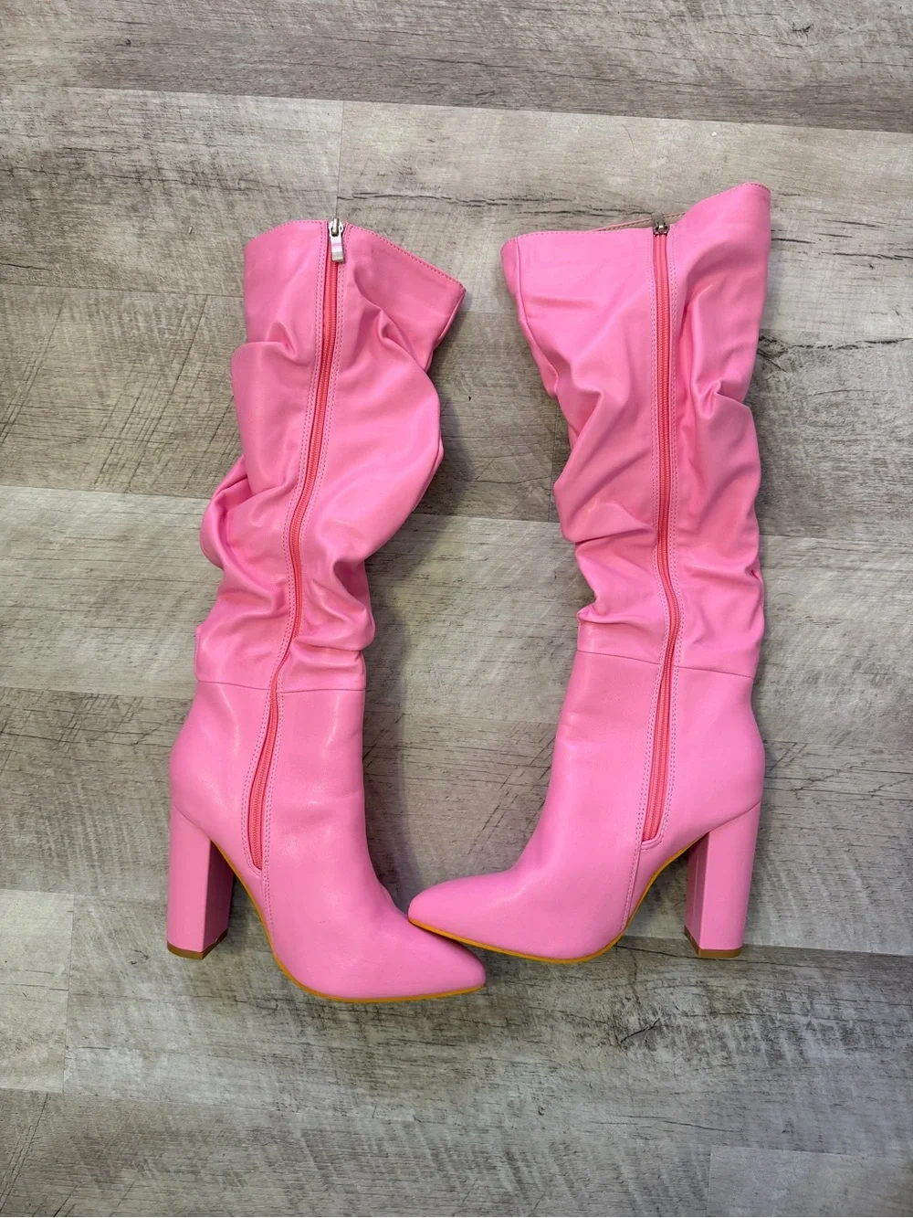Fun Pink boots!